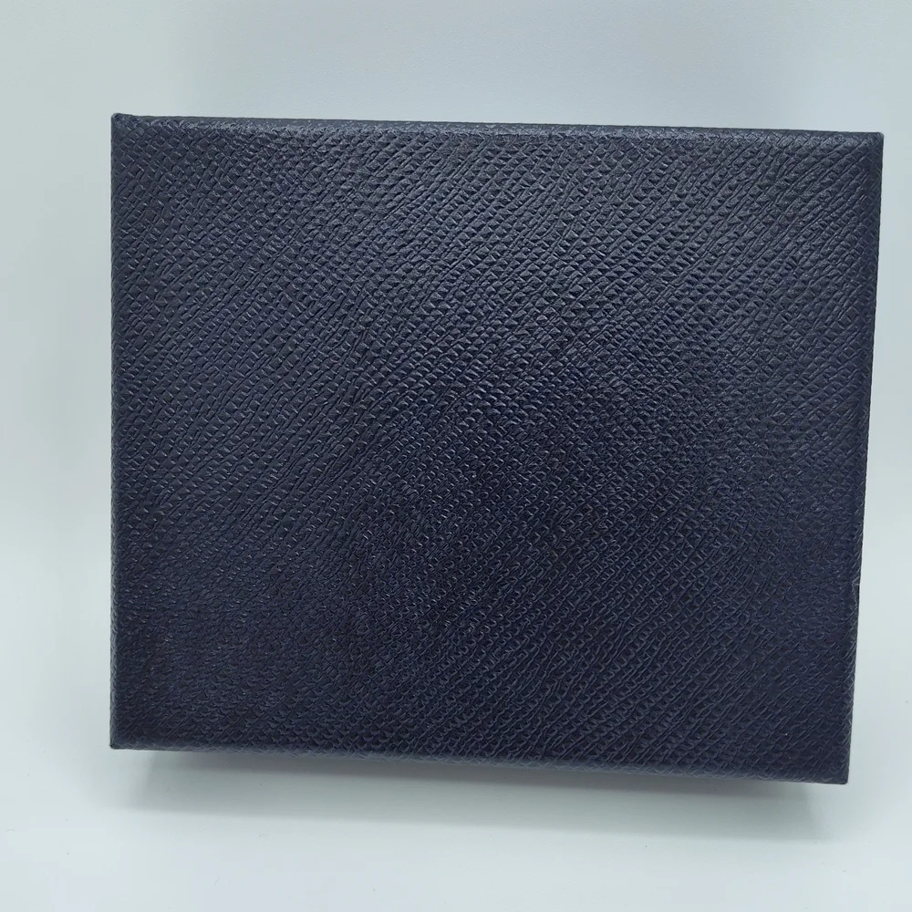 PRADA Navy Saffiano Gift Box | Silver Logo | 6.25x5.25 | Luxury Packaging EUC